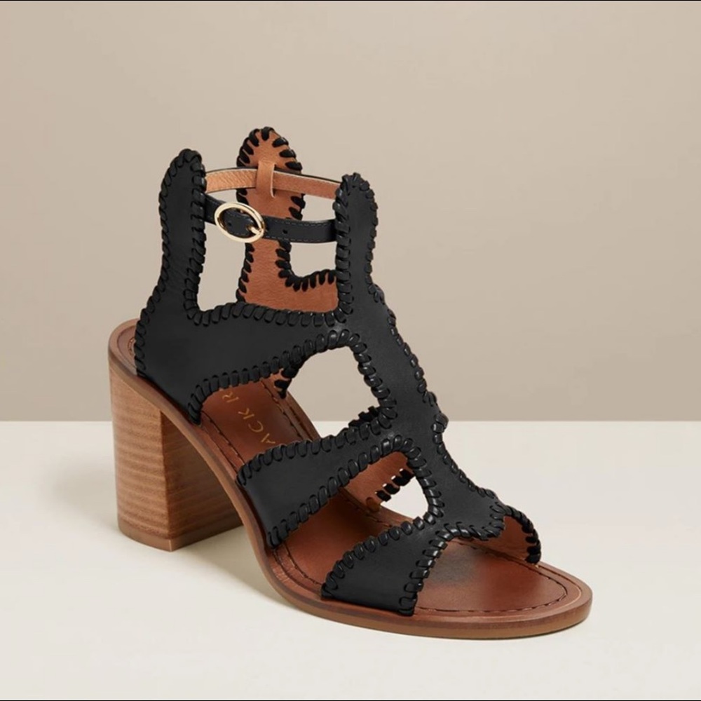 Stunning Jack Rogers Black heeled Sandals